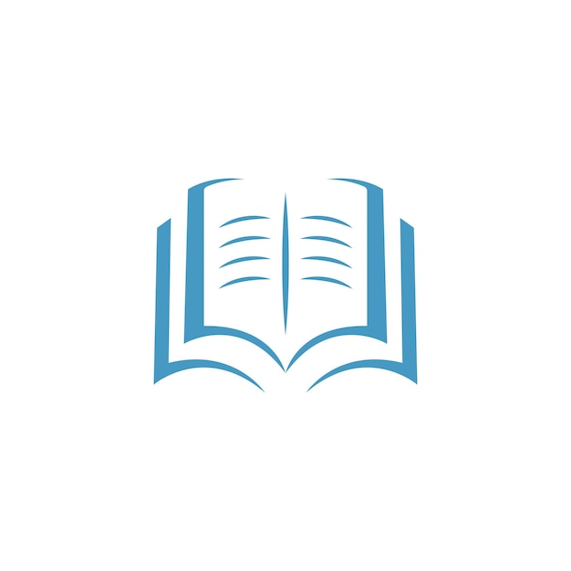 Book Logo Template vector Illustration