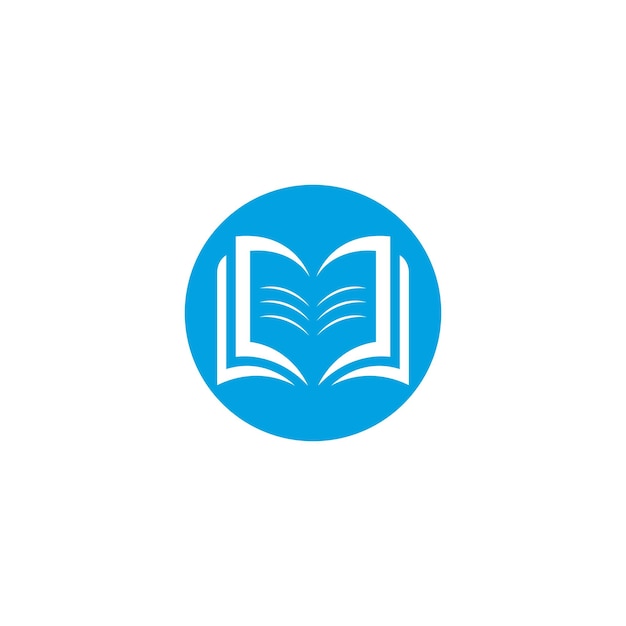 Book Logo Template vector Illustration
