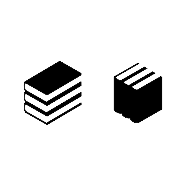 Book Stack Vector art Illustration