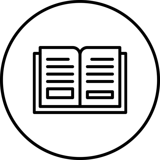 Book vector icon illustration of Kindergarten iconset