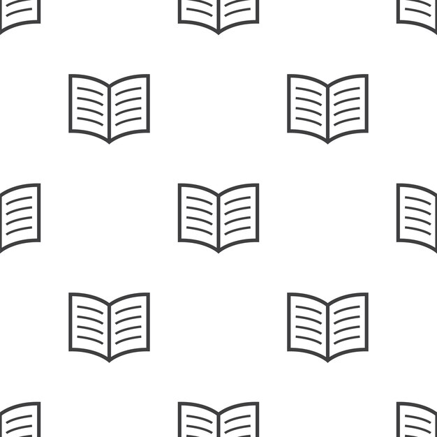 Book, vector seamless pattern, Editable can be used for web page backgrounds, pattern fills