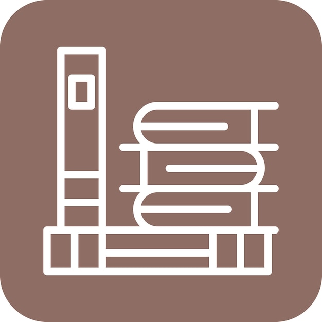 Books vector icon illustration of Education iconset