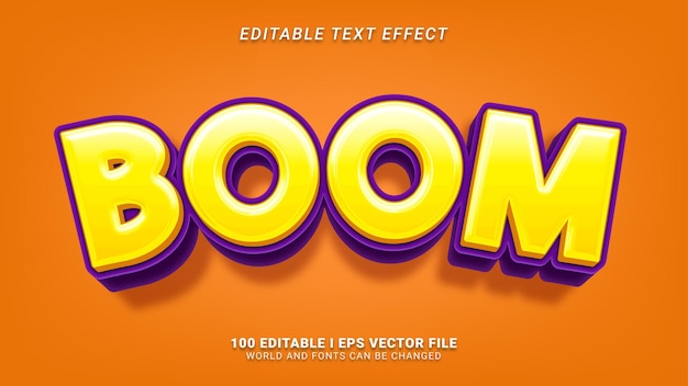Boom text effect