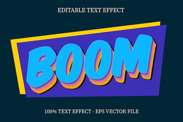Boom Text Effect
