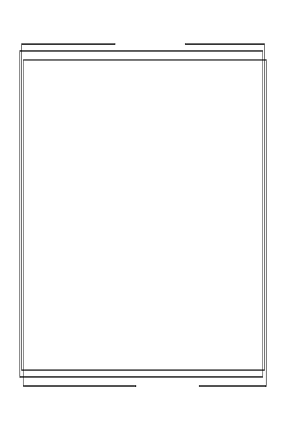 border frame line illustration page on black background