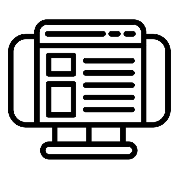 Bowser Layout Vector Illustration