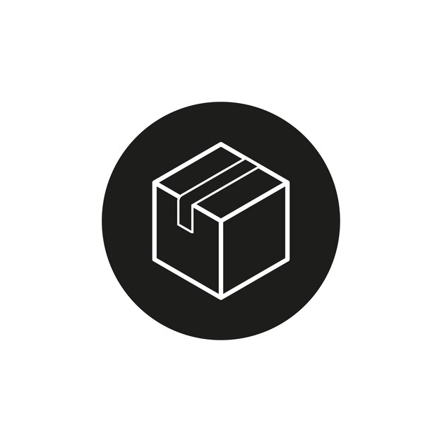Box icon Vector illustration EPS 10 Stock image