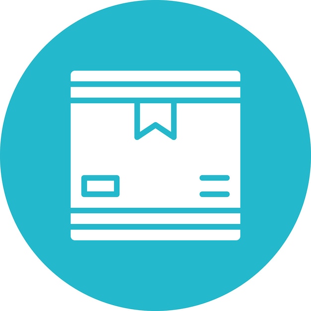 Box vector icon illustration of Office Stationery iconset