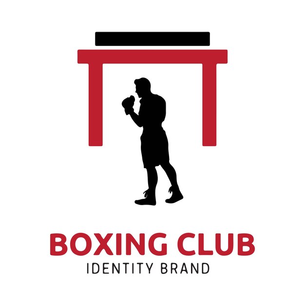 Boxing logo design vector file for graphic designer or web developer