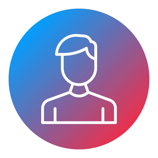 boy icon vector image can be used for child adoption