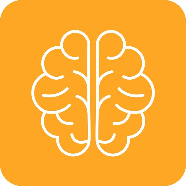 Brain icon vector image Can be used for Technology