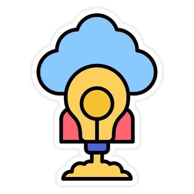 Brainstorm icon vector image Can be used for Project Management