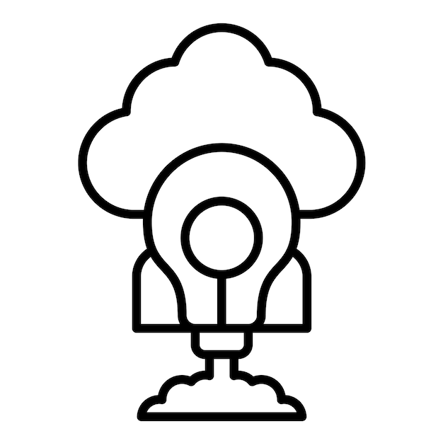 Brainstorm Line Illustration