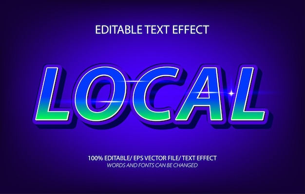 Brand 3d editable text effect and editable text style
