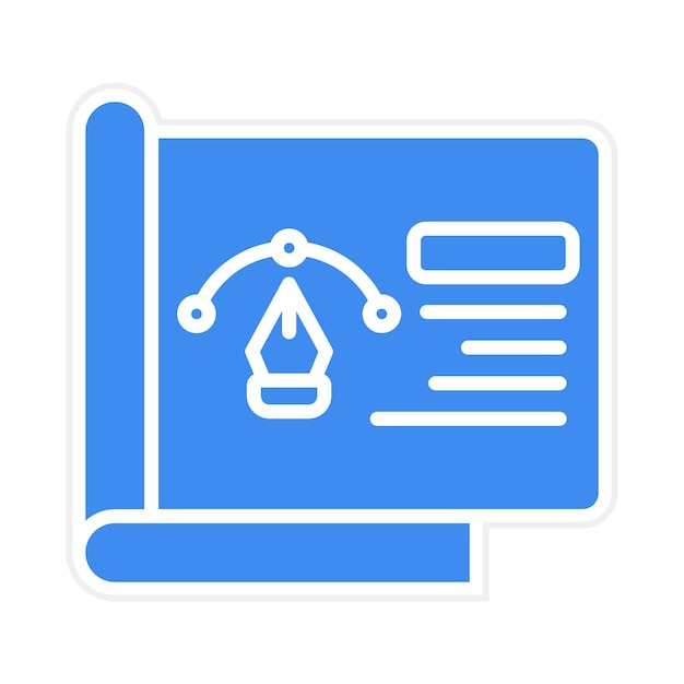 brand guidelines icon vector image can be used for design