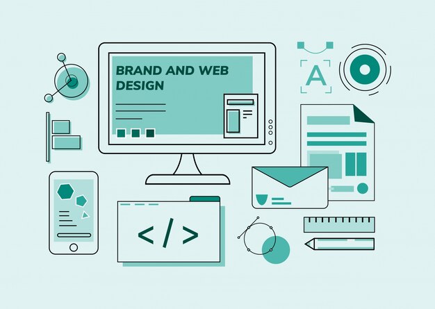 brand og webdesign ikon