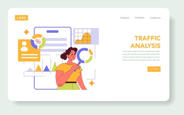 Branded App Flat Vector Illustration