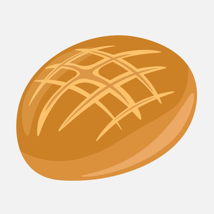 Vektör bread icons set vector bakery products