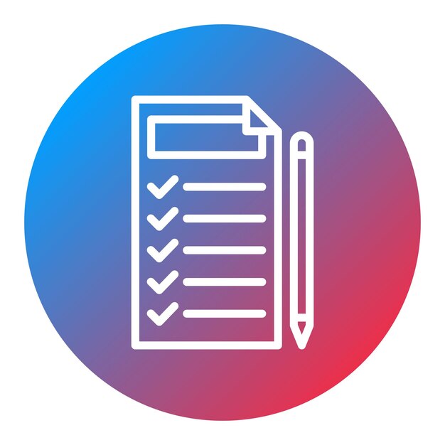 Brief icon vector image Can be used for Video Blog