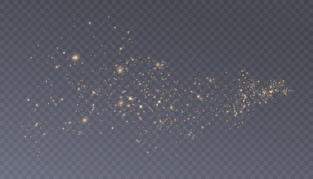 Bright Christmas glitter background Bokeh light effect from an explosion of flickering particles