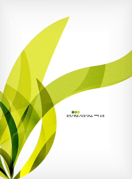 Bright colorful business flowing shapes design