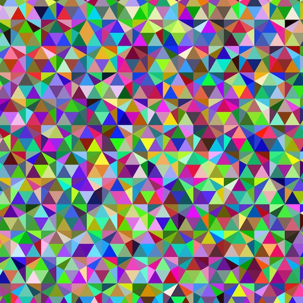 bright geometric background with triangles of random color