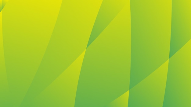 Bright green gradient polygon abstract background