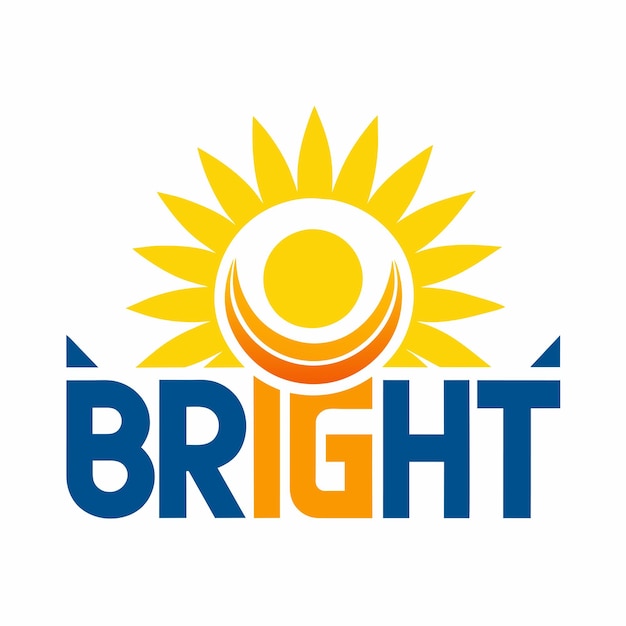 Bright text logo vector 10