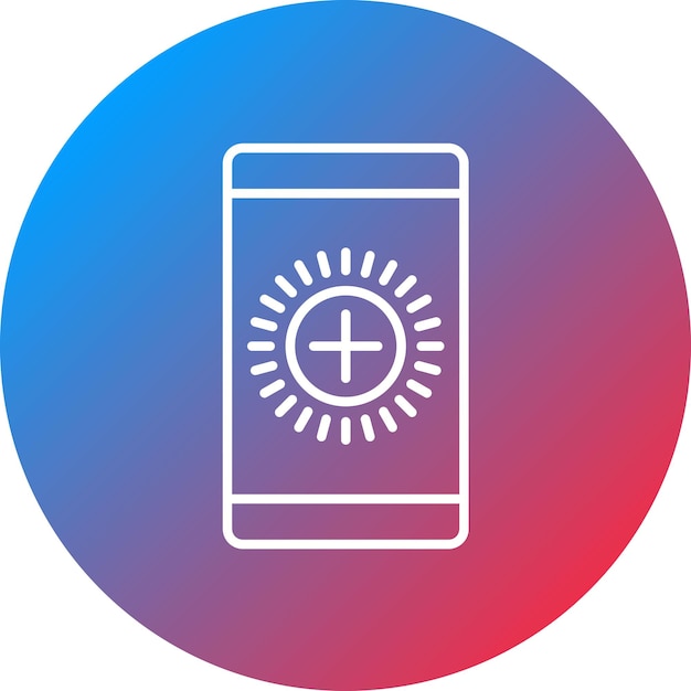 brightness high icon vector image can be used for mobile ui ux