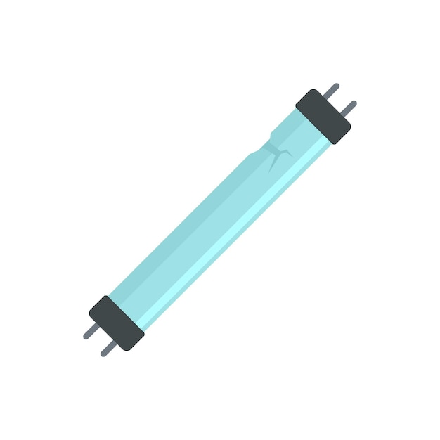 broken lamp icon flat illustration of broken lamp vector icon isolated on white background