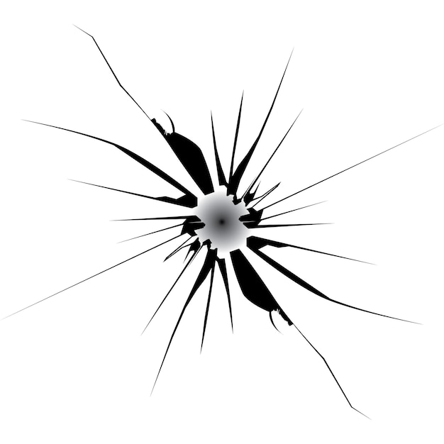 Broken mirror icon