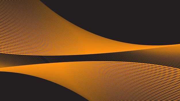 Brown abstract background with curve line vector image