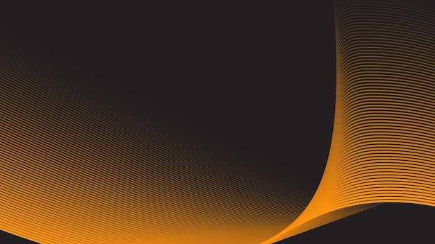 Brown abstract background with curve line vector image