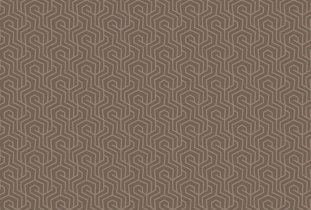 Brown Geometric Seamless Pattern