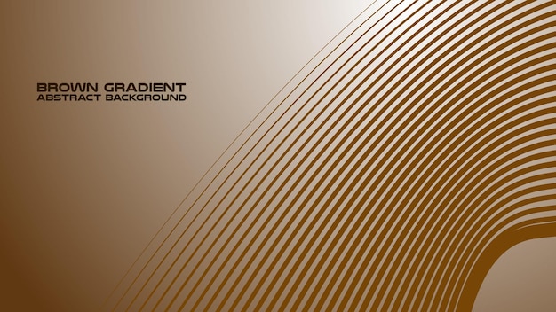 Brown gradient with curve line abstract background for backdrop or presentation