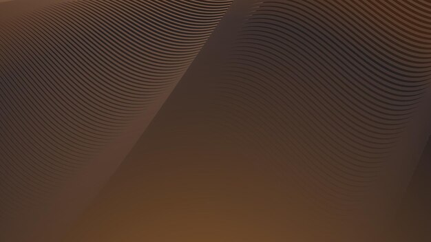Brown gradient with stripes curve line abstract background for backdrop