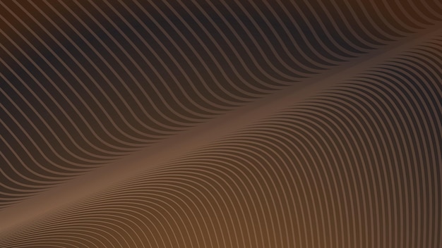 Brown gradient with stripes curve line abstract background for backdrop
