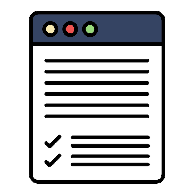 Browser Flat Illustration