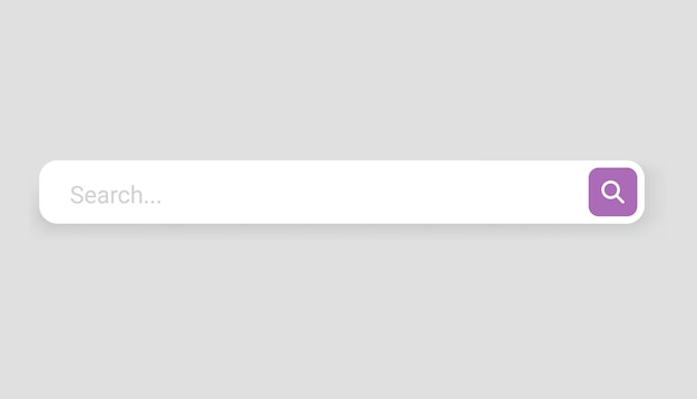 Browser search bar web page internet browser button search box template internet search system