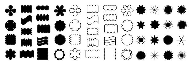 Brutal figure Brutalist modern contemporary figure Abstract geometric shapes and icons Swiss