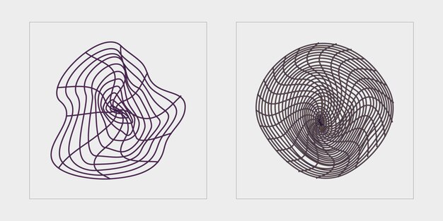 Brutalism shapes Extraordinary Graphic Assets Elements for graphic decoration
