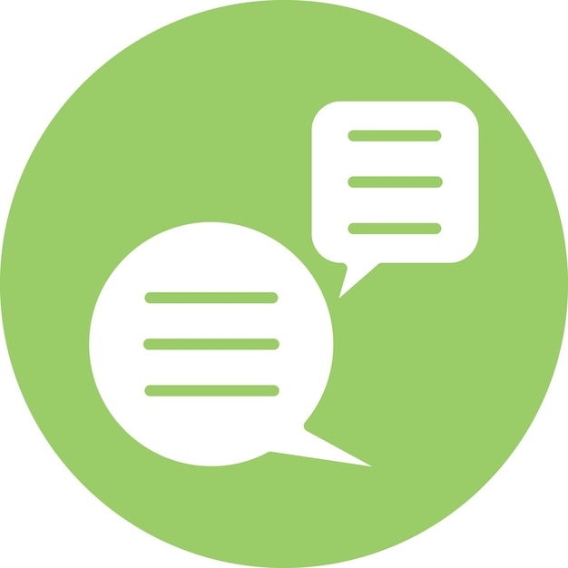 Bubble Chat Icon Style