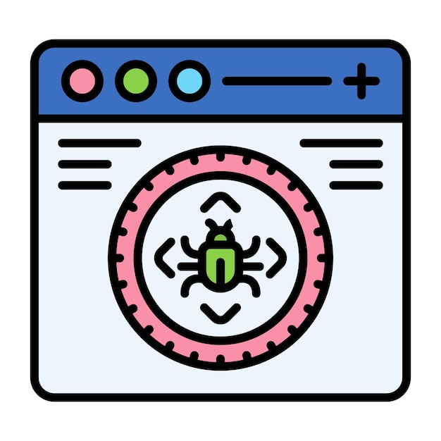 Bug Flat Illustration