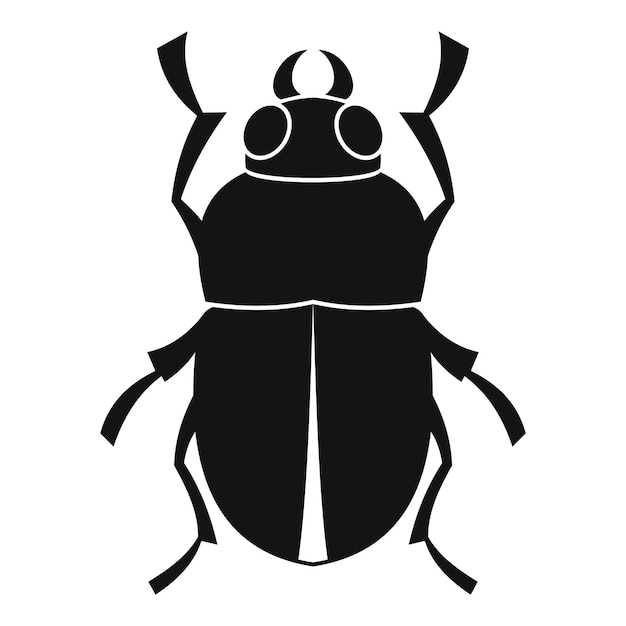 Bug icon Simple illustration of bug vector icon for web