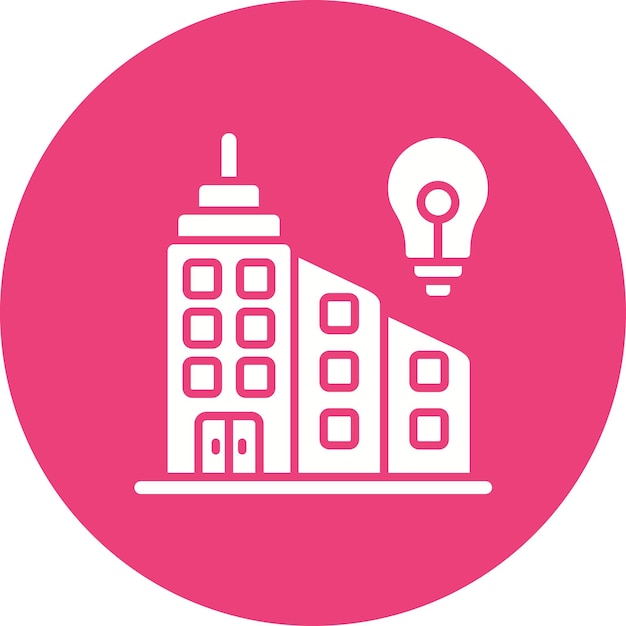 Building a Business icon vector image Can be used for Home Based Business