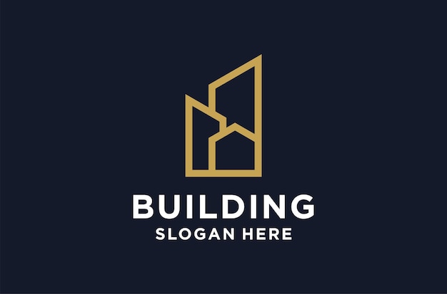 building logo design premium vector