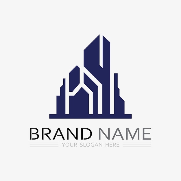 Building logo vector illustration designReal Estate logo template Logo symbol icon