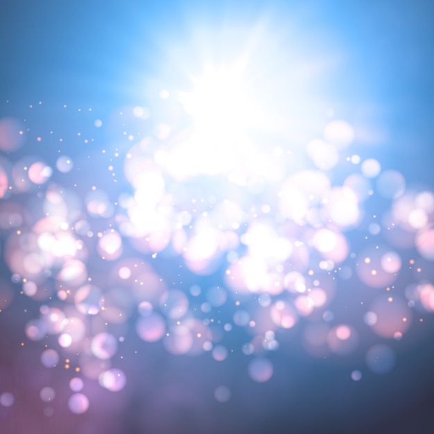 Bulanık bokeh parıltılı arka plan