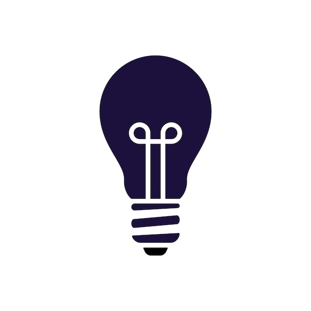 bulb icon design vector template