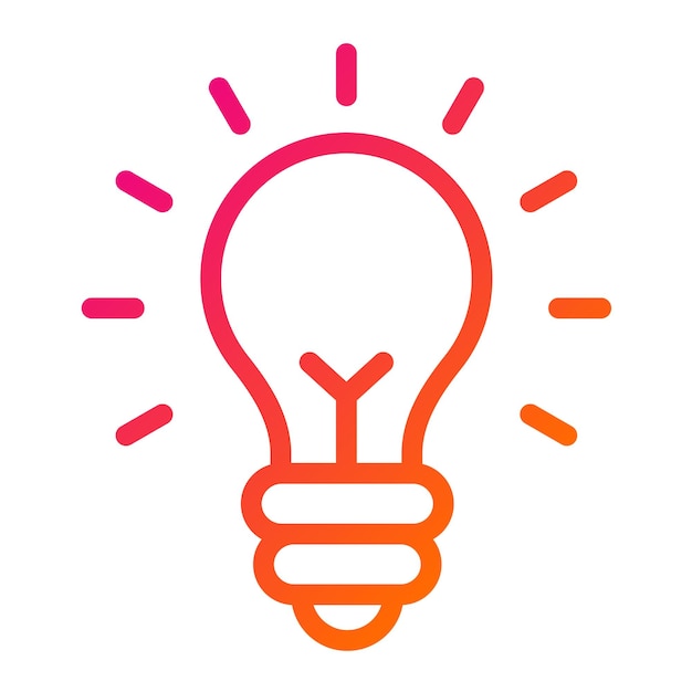 Bulb Vector Icon Design Illustration